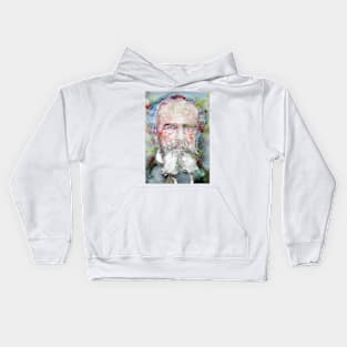 WILLIAM JAMES watercolor portrait .3 Kids Hoodie